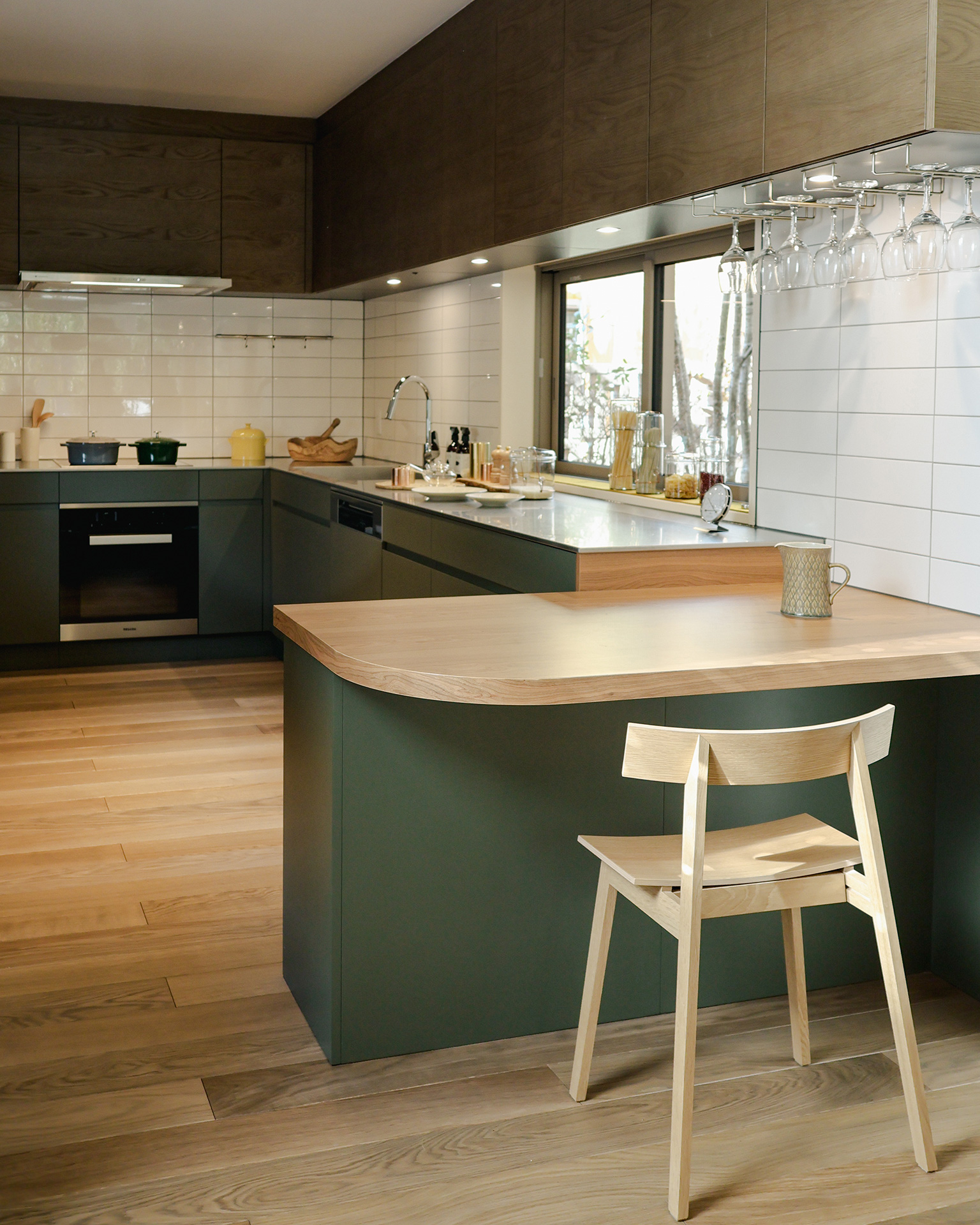 写真:自然を感じる私だけのキッチン