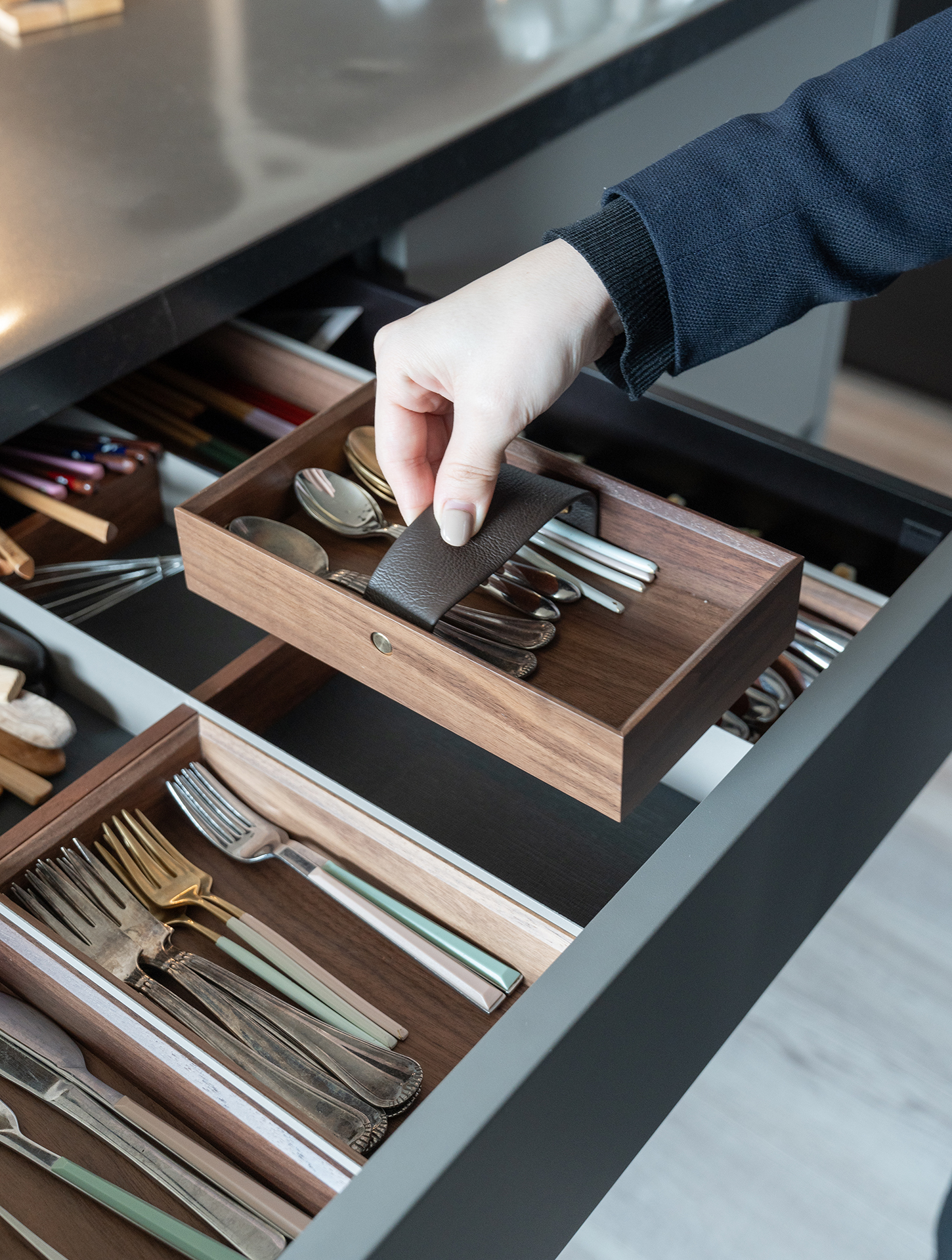 写真:大切なものが集まるキッチン