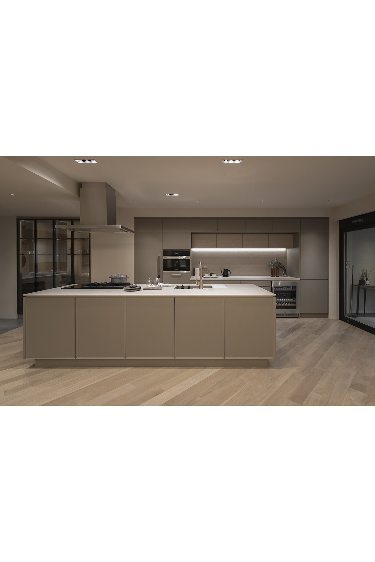 写真:さりげないデザインが映えるモダンスタイル