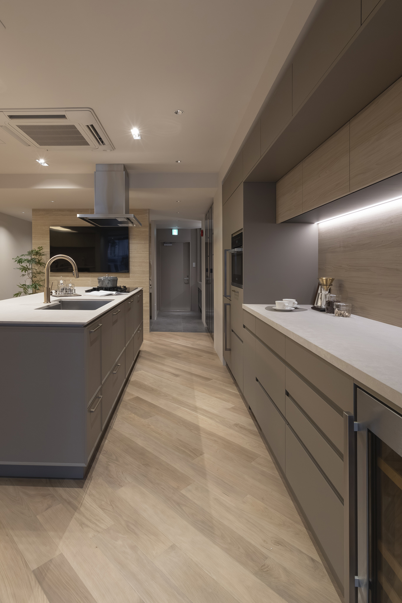 写真:さりげないデザインが映えるモダンスタイル