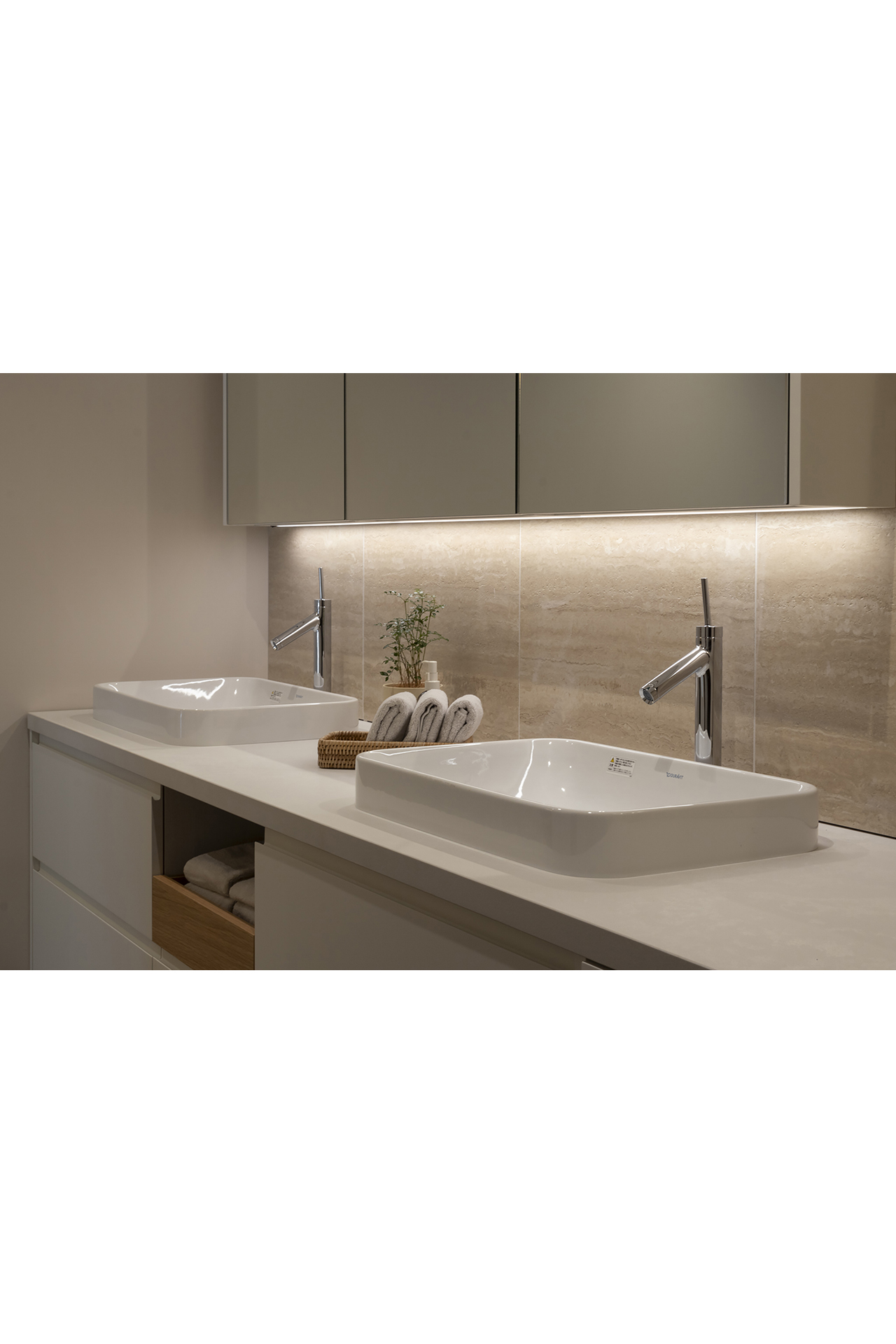 写真:毎日を豊かにするゆとりの洗面空間