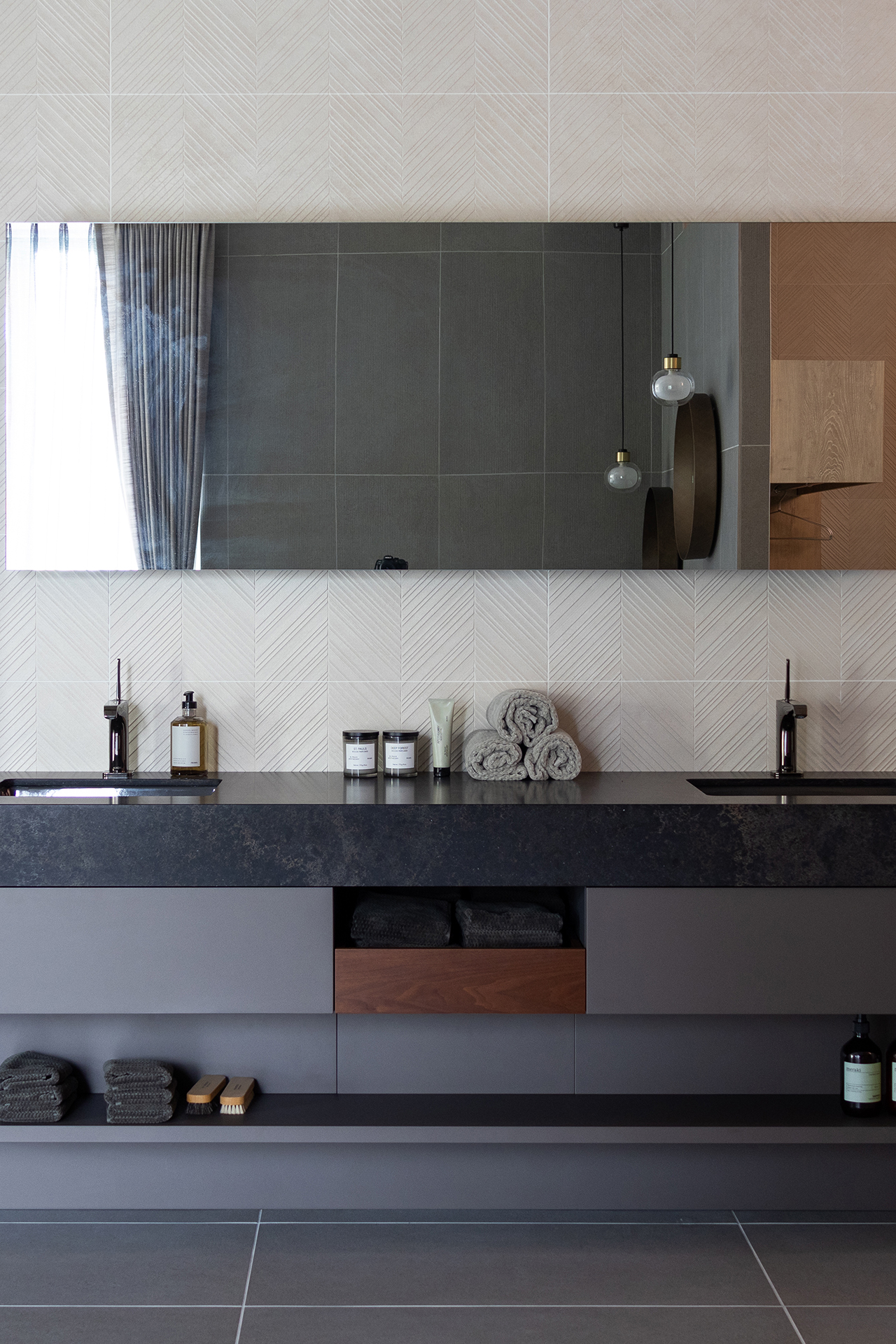 洗練されたホテルライク洗面