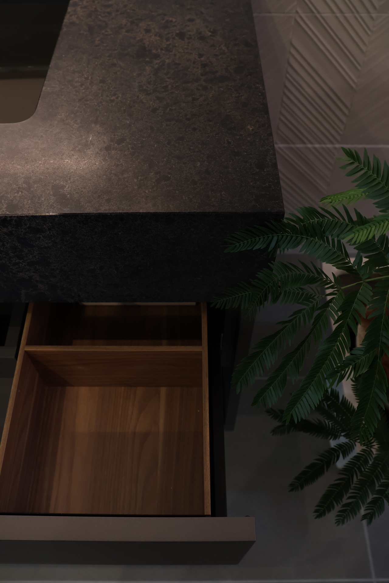 写真：洗練されたホテルライク洗面