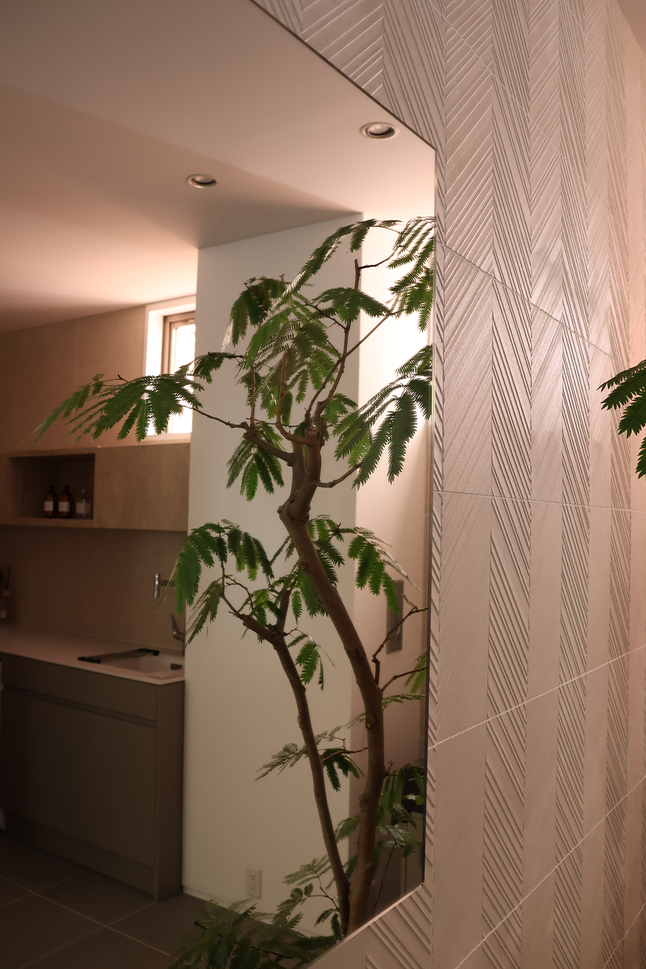 写真：洗練されたホテルライク洗面