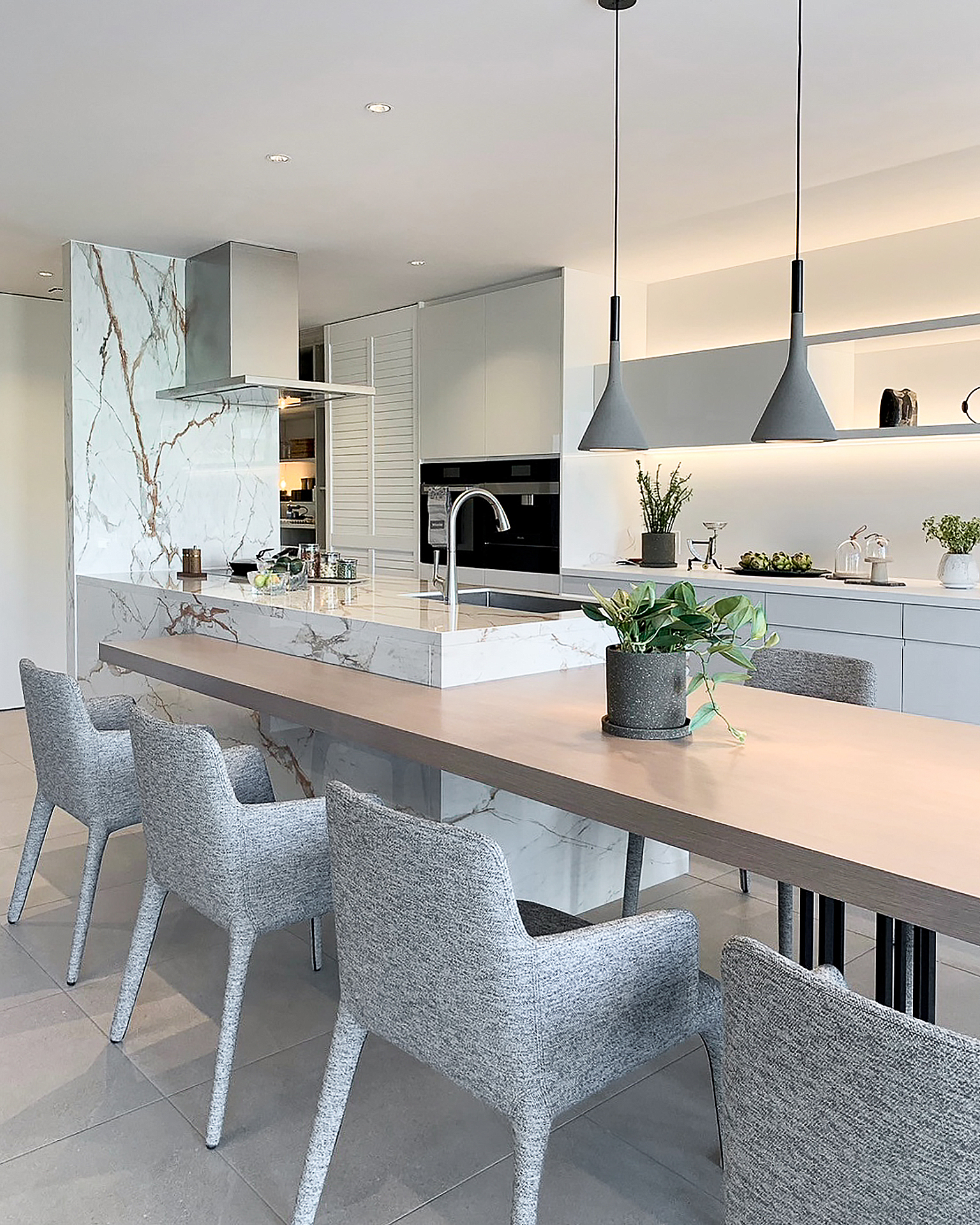 写真:華やかなおもてなし空間