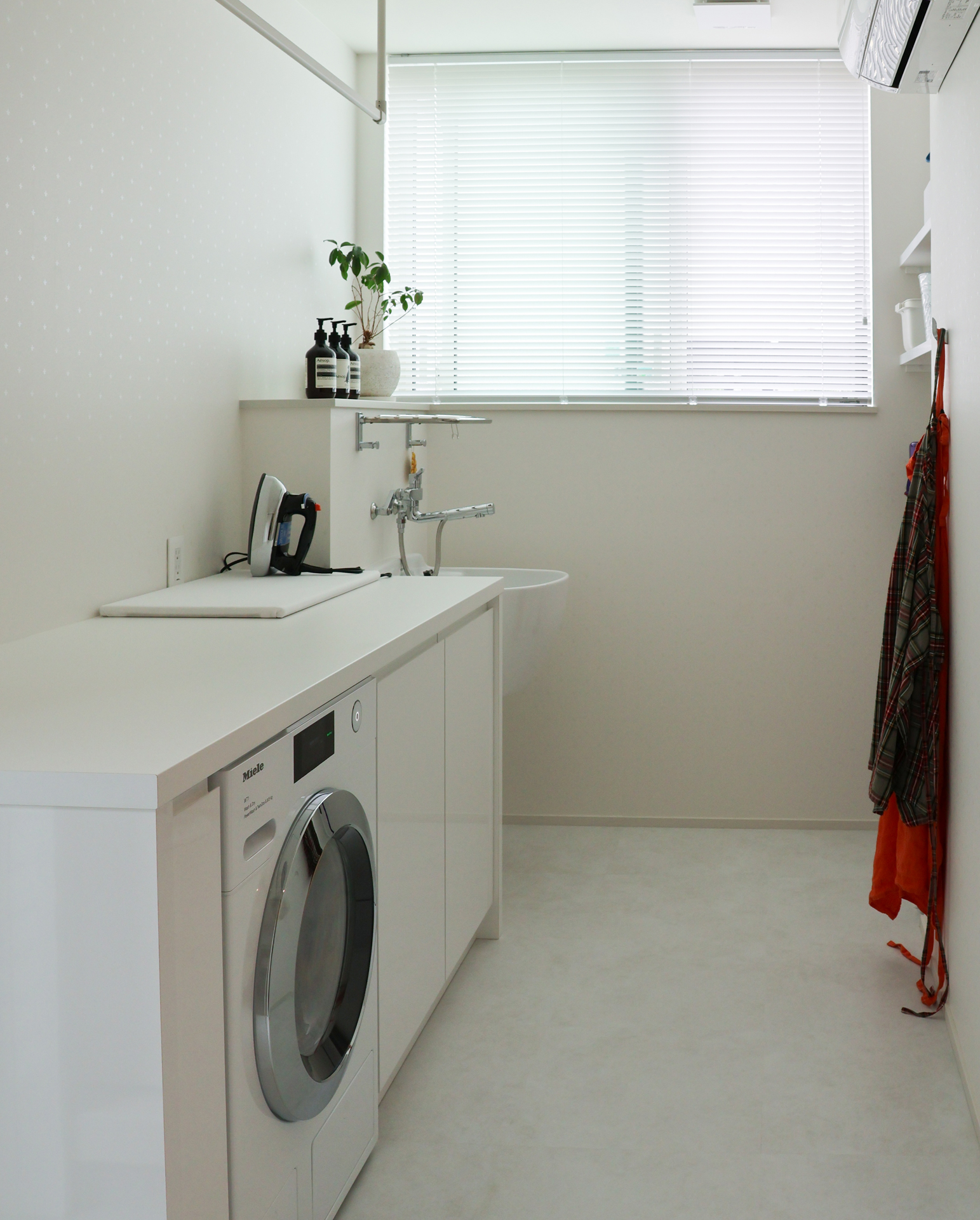 整えられたランドリールーム