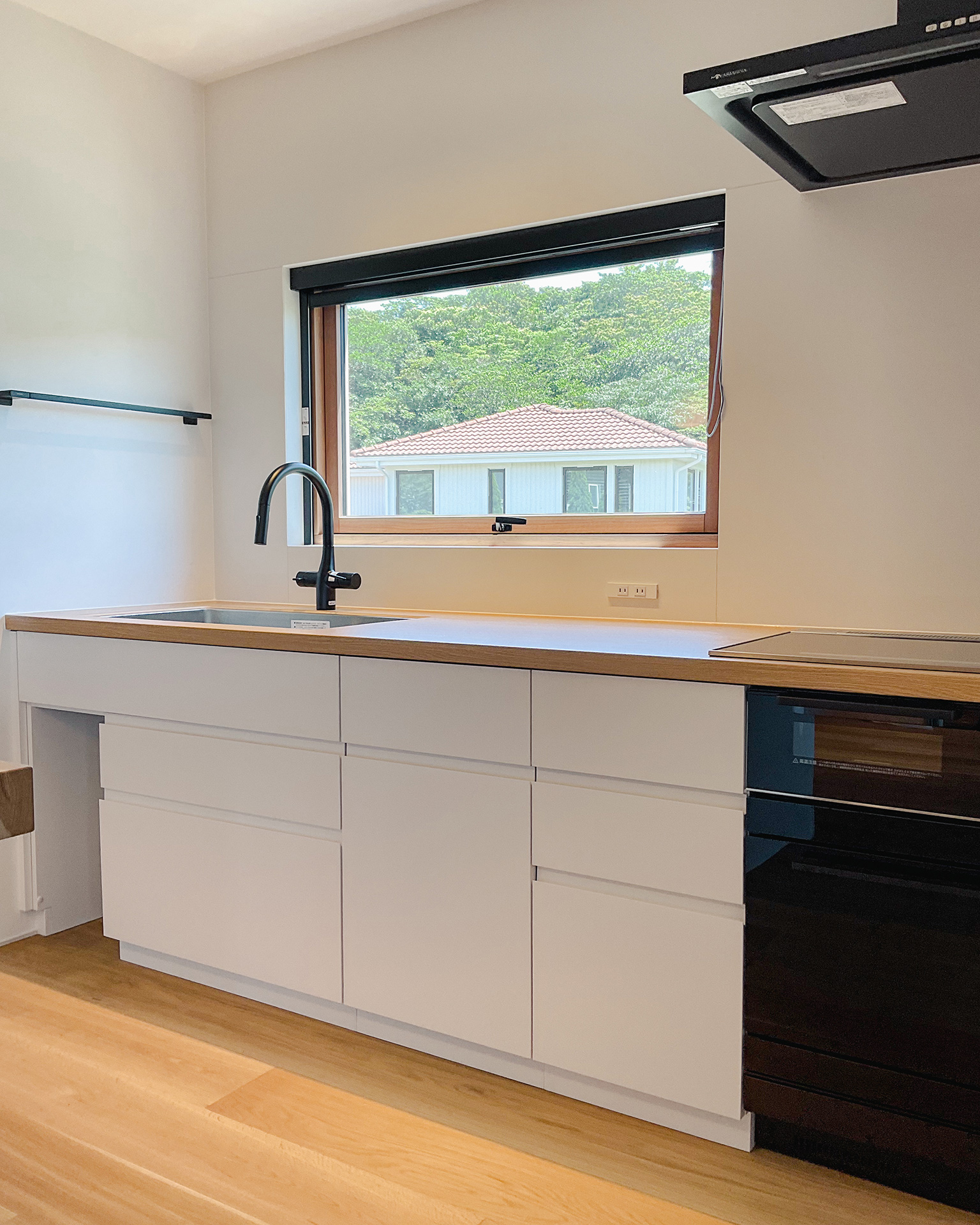 写真:景色もキッチンの一部