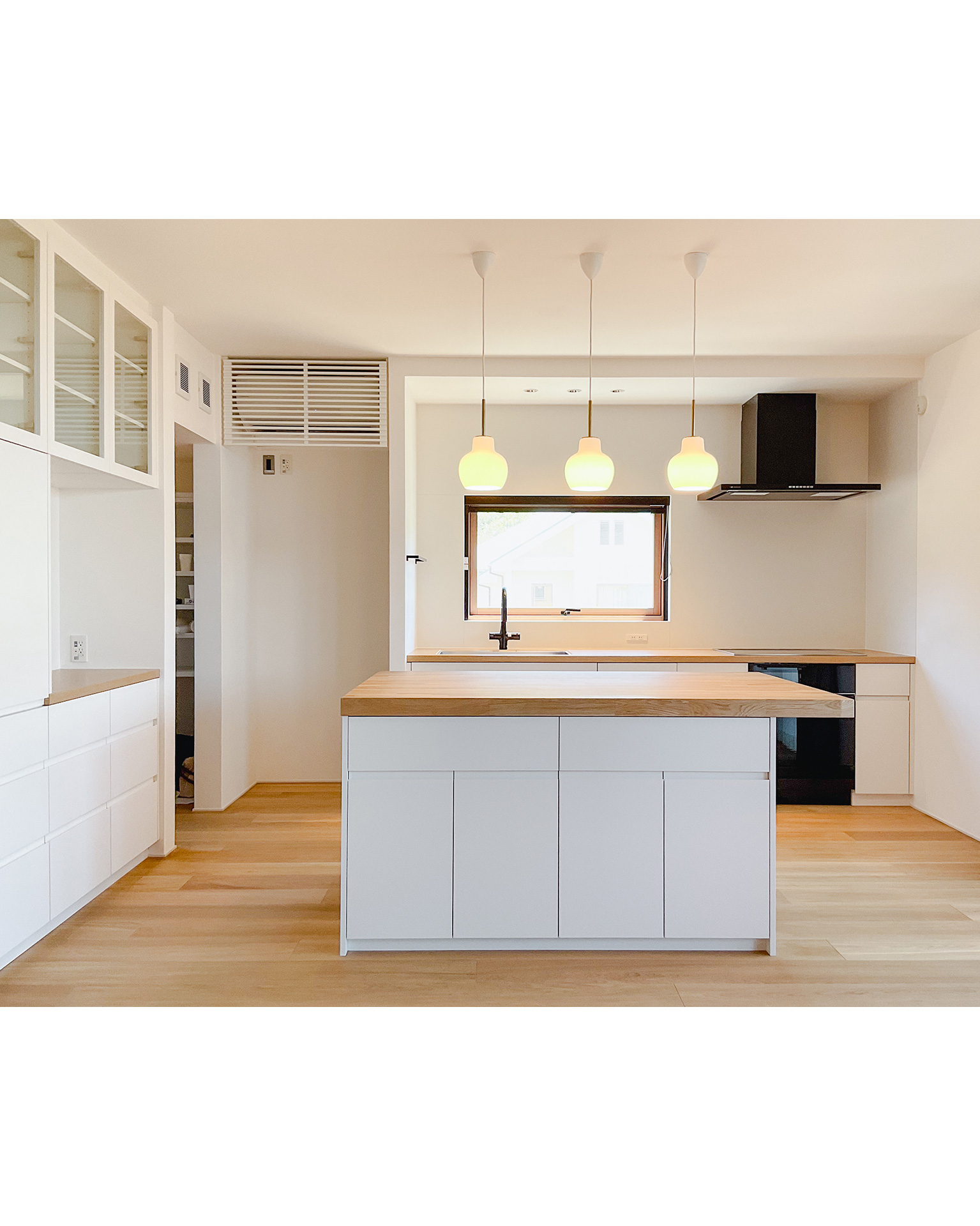 写真:景色もキッチンの一部