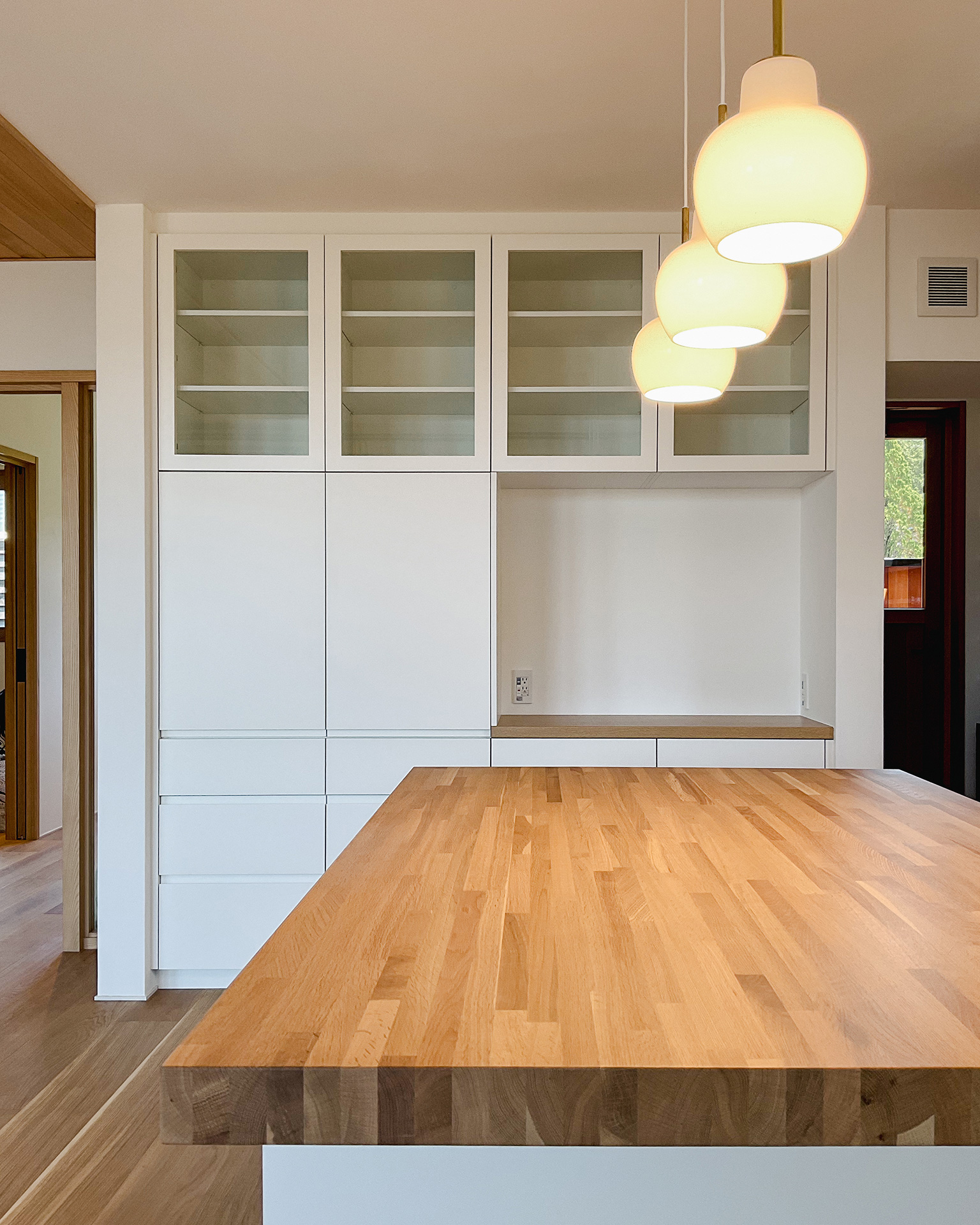 写真:景色もキッチンの一部