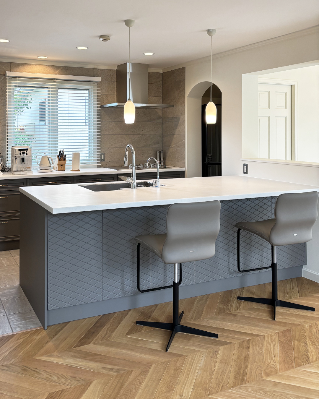 こだわりのデザインが詰まったLDK空間