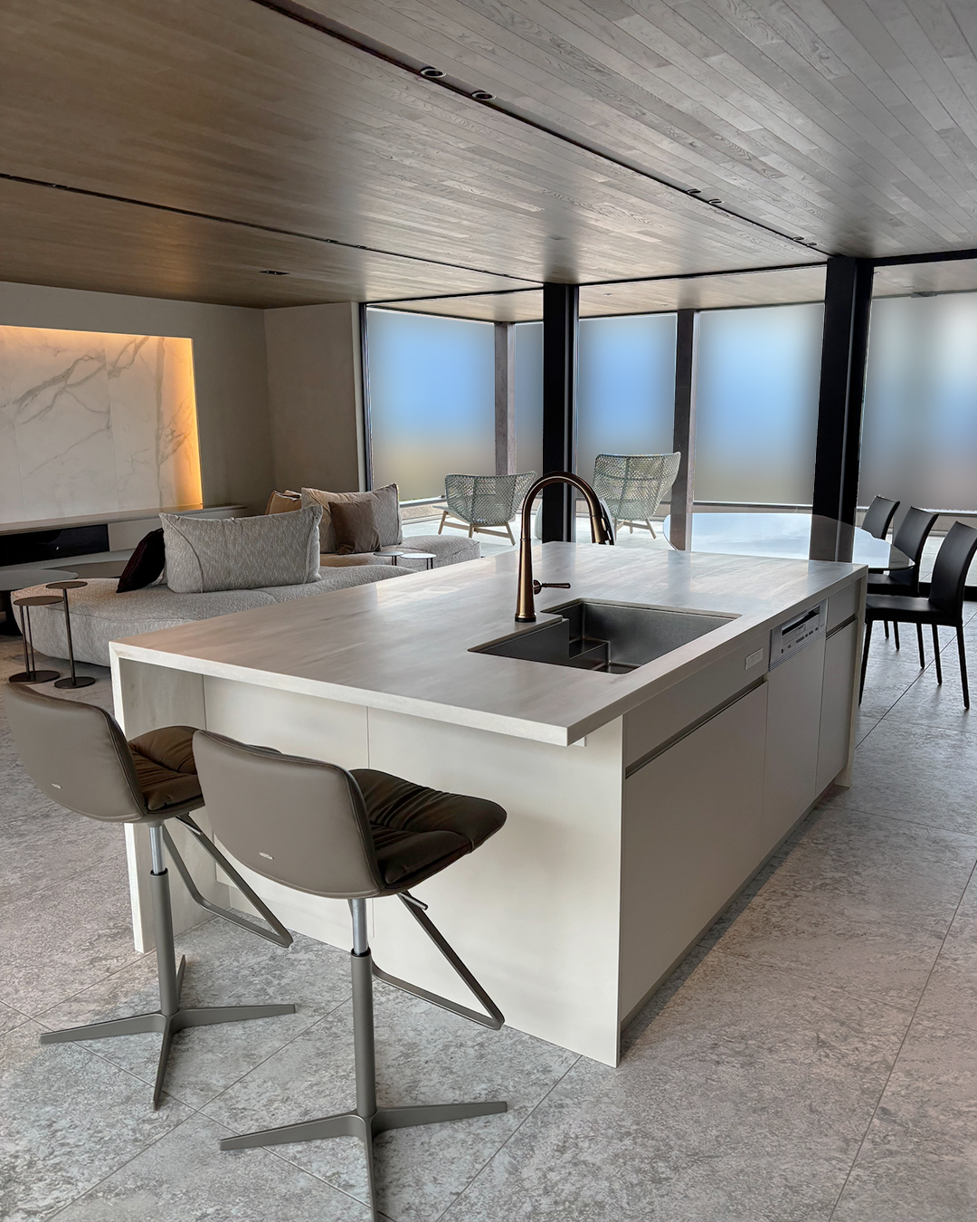 写真:心地よく響きあうLDK空間