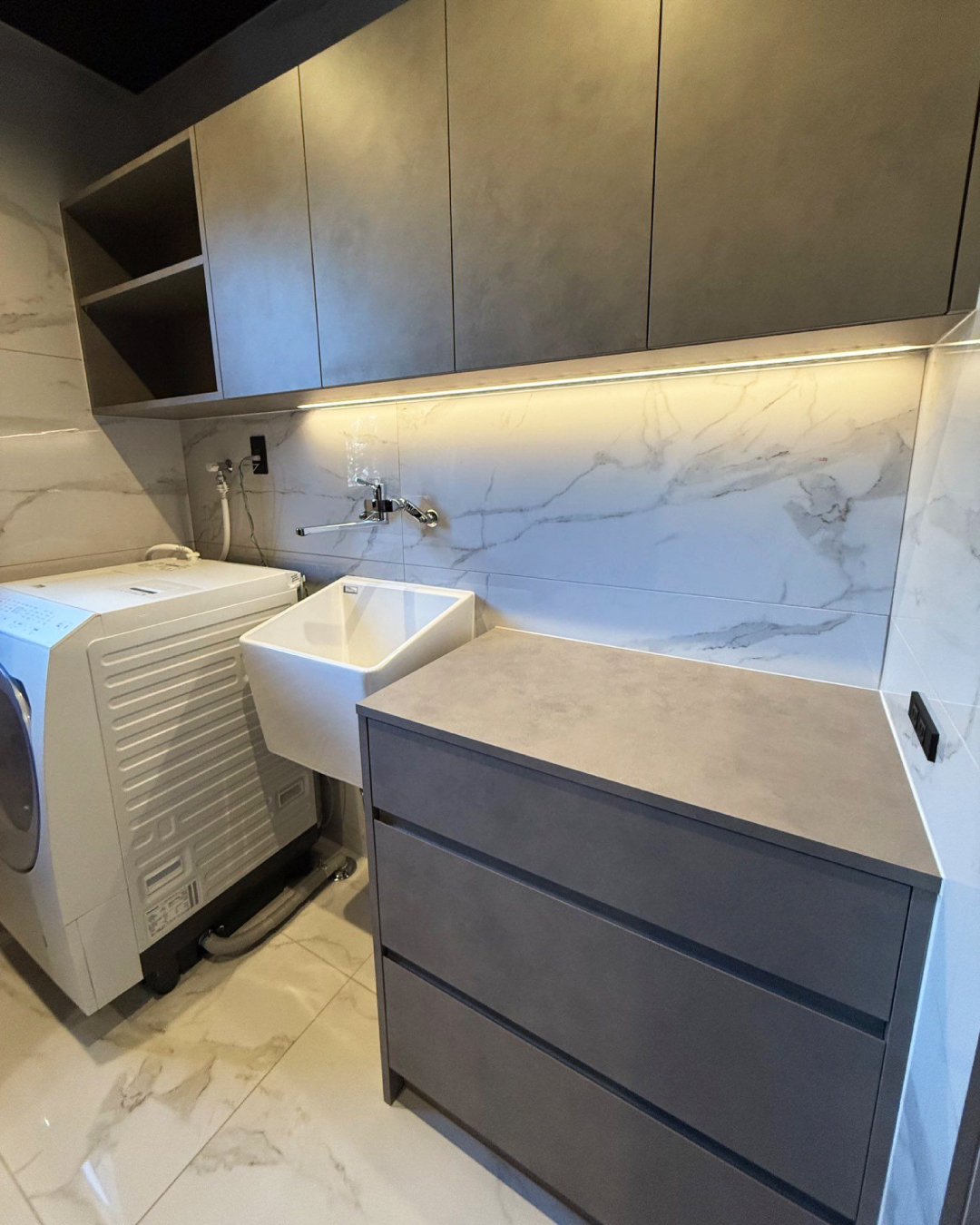 写真：暮らしの空間全てにクチーナを