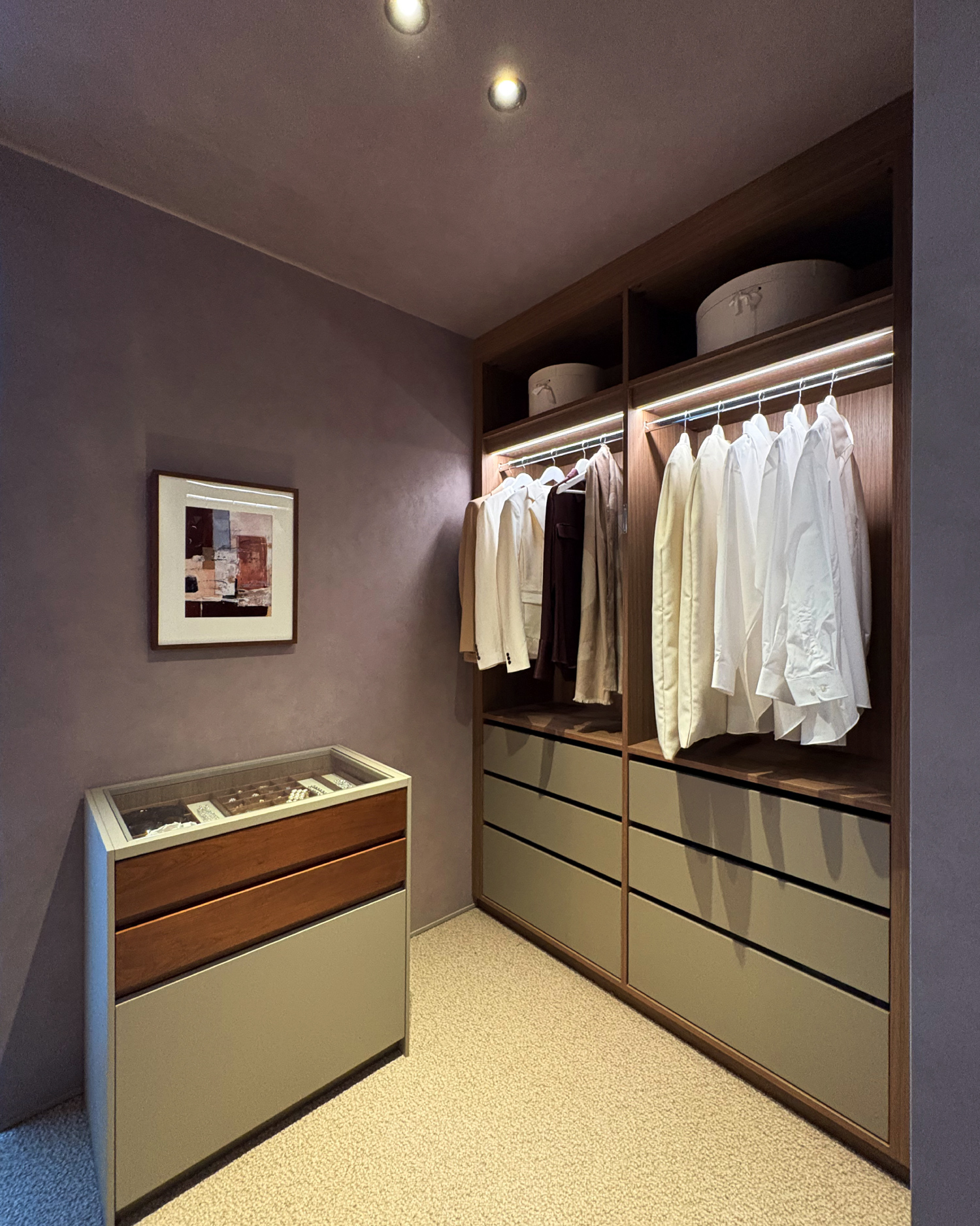 美しく整うウォークインクローゼット